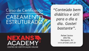 Curso de Certificação em Cabeamento Estruturado NEXANS.  Pacote com 5 vagas. - Image 5