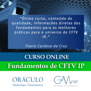 Treinamento online ao vivo: Fundamentos de CFTV-IP.