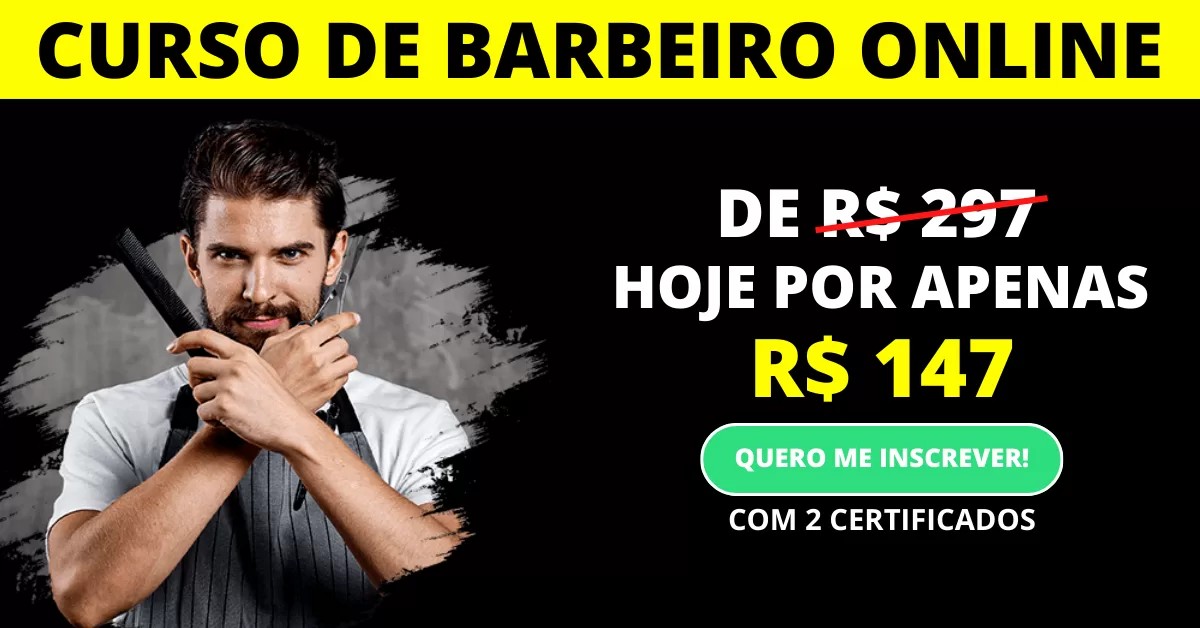 5.0 (10) Bem Avaliado Português Torne-se um Barbeiro Profissional começando do absoluto zero (mesmo que você nem saiba pegar numa tesoura) Nosso curso é um treinamento completo 100% em vídeo aulas que vai fazer você chegar ao mais alto nível, e se destacar dos Barbeiros mais conceituados. Acesse nossas aulas on-line quando e onde quiser e a qualquer hora do dia. Nosso curso é indicado tanto para quem está iniciando agora e também para quem já trabalha na área e está querendo se aperfeiçoar. 01 Bem vindo 02 Materiais de uso 03 Dicas de máquinas 04 Técnica de tesoura 05 Técnica de navalha 06 Manuseio da máquina 07 Corte social - Máquina 08 Corte social - Tesoura 09 Técnica do pezinho 10 Técnica da sobrancelha 11 Degradê / Fade (High Fade) 12 Degradê / Fade (Mid Fade) 13 Degradê / Fade (Low Fade) 14 Corte Navalhado 15 Corte em V 16 Burst Fade 17 Razor Part 18 Taper Fade (Corte Americano) 19 Flat Top (Corte do Will Smith) 20 #Bônus - Pigmentação 21 #Bônus - Platinado 22 #Bônus - Reflexo Alinhado 23 #Bônus - Freestyle 3D 24 #Bônus - Dicas 25 #Bônus - Materiais para impressão 26 Platinado Avançado para Barbeiros + Certificado 27 Certificados de conclusão 28 Grupo de DICAS no Whatsapp Saiba mais sobre quem criou o conteúdo FL Cursos Online 3 Anos Hotmarter A "FL Cursos Online" está na Hotmart desde de 2016 atuando neste mercado, desde lá foram muitas conquistas profissinais que o Marketing proporcionou a nossa empresa. Nosso objetivo aqui é proporcionar a melhor experiência possível para cada de um de nossos alunos e também afiliados, ajudando a cada um deles alcançarem os seus objetivos e realizarem os seus sonhos. O sucesso nasce do querer, da determinação e persistência em se chegar a um objetivo. Mesmo não atingindo o alvo, quem busca e vence obstáculos, no mínimo fará coisas admirá... Mostrar mais Avaliações 5 10 avaliações Filtrar 5 06/12/2023 Foi ótimo, adorei e recomendo a mais pessoas, super explicativo! HAILTON 5 25/11/2023 Gostei bastante do curso, muito interessante, consegui pegar algumas técnicas simples, mas que fazem total diferença na hora do corte. Muito bom? KAUÃ 5 23/11/2023 Curso de experiencia incrivel, terminei e já estou trabalhando, material completo voce aprende desde o basico ate aos cortes modernos, suporte muito bom, valeu cada centavo!!!! MARCOS 5 23/11/2023 Gostei muito do curso ???? Parabéns pelo conteúdo muito bem explicado. já estou aprendendo com pouco tempo de estudo. JEFERSON 5 21/11/2023 Gostei muito do curso pretendo fazer mais, estão de parabéns ??? DOUGLAS Outros produtos de quem criou esse conteúdo Perguntas Frequentes Quem avaliou Curso de Barbeiro Profissional? O que é e como funciona a Nota Média do curso? Como funciona o “Prazo de Garantia”? O que é e como funciona o Certificado de Conclusão digital? Quais diferenciais os produtos podem ter? Como acesso meu produto? Tenho interesse neste curso, como posso comprar? Como faço para me afiliar? Posso denunciar um produto que possui informações inadequadas? Tenho outras dúvidas, quem pode me respondê-las?