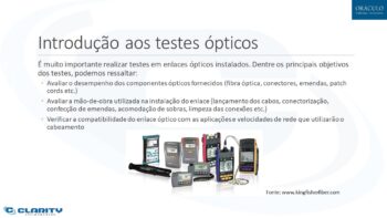 Curso de Teste de Enlaces Ópticos com OTDR (SCE334): Domine a Certificação Óptica Tier 2 e o Uso do OTDR