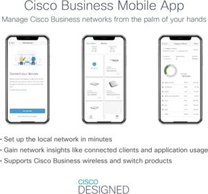 CISCO DESIGNED Business CBS220-24T-4G Smart Switch