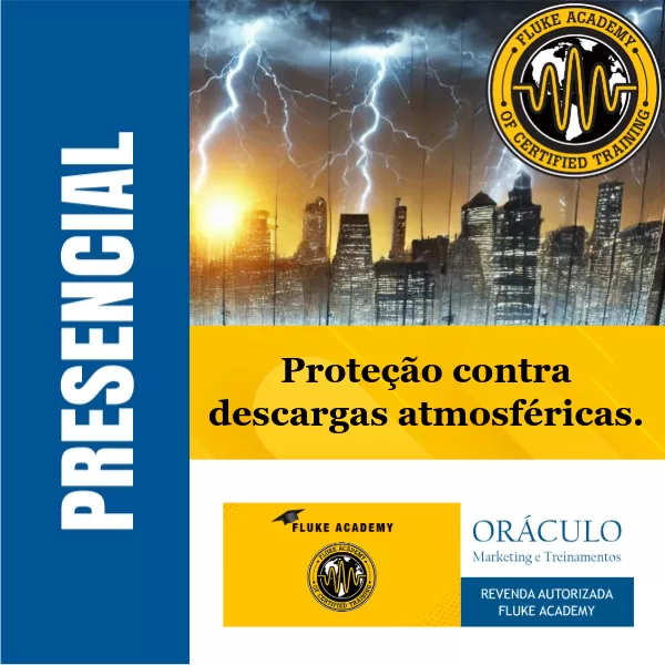 Descargas atmosféricas podem comprometer a segurança e eficiência da sua instalação. Participe do curso da Fluke Academy e aprenda como aplicar a norma ABNT NBR 5419 na prática. Curso presencial em São Paulo.