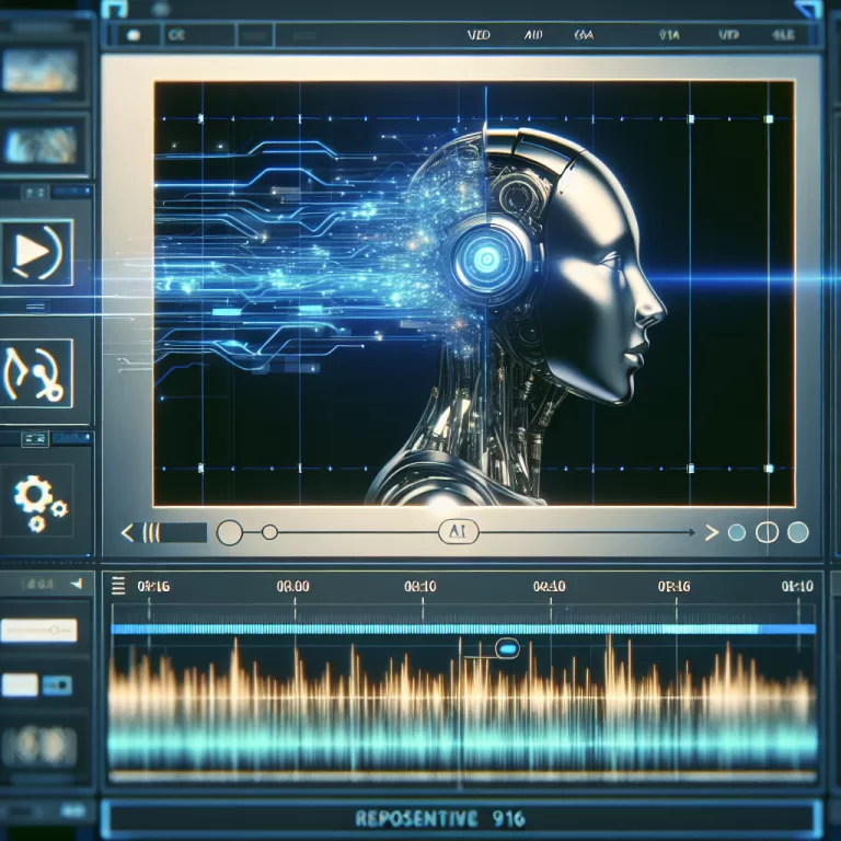 Criação de vídeos usando inteligência artificial.