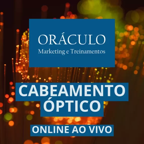Cabeamento óptico online ao vivo