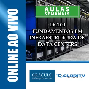 Turma de março do curso online ao vivo DC100 – Fundamentos em Infraestrutura de Data Center. Agora em novo formato!
