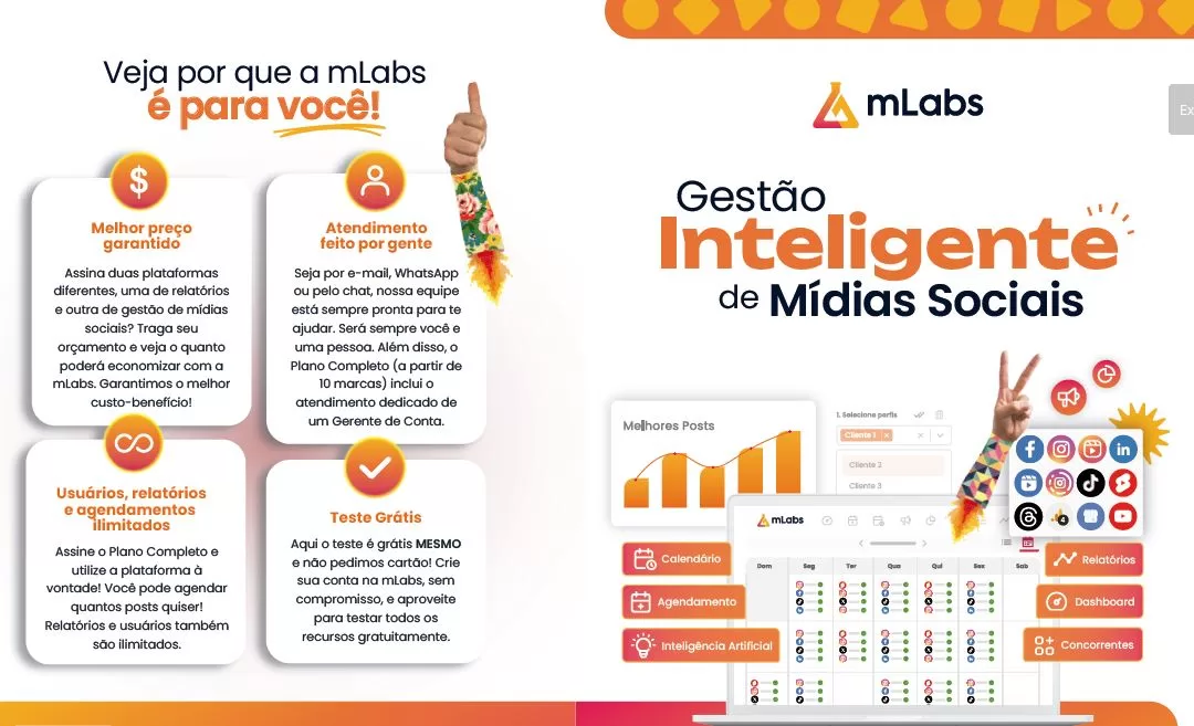 mlabs gestão inteligente de redes sociais - gerenciador de rdes sociais - imagem emm