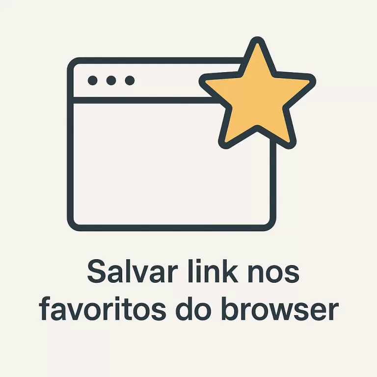 Qual é o código html para a função “salvar link nos favoritos do browser?”