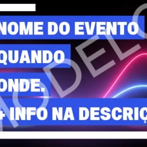 Divulgue seu evento em vídeo de até 30s, com música.
