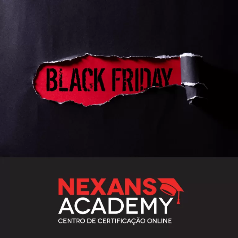Black Friday. Certificação oficial NEXANS em cabeamento estruturado. 50% off.